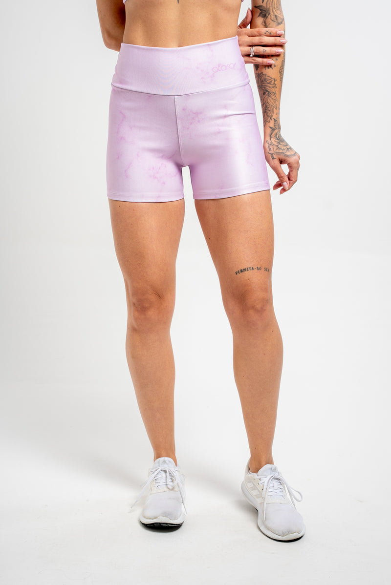 Shorts Mármore Rosa - atarafitness