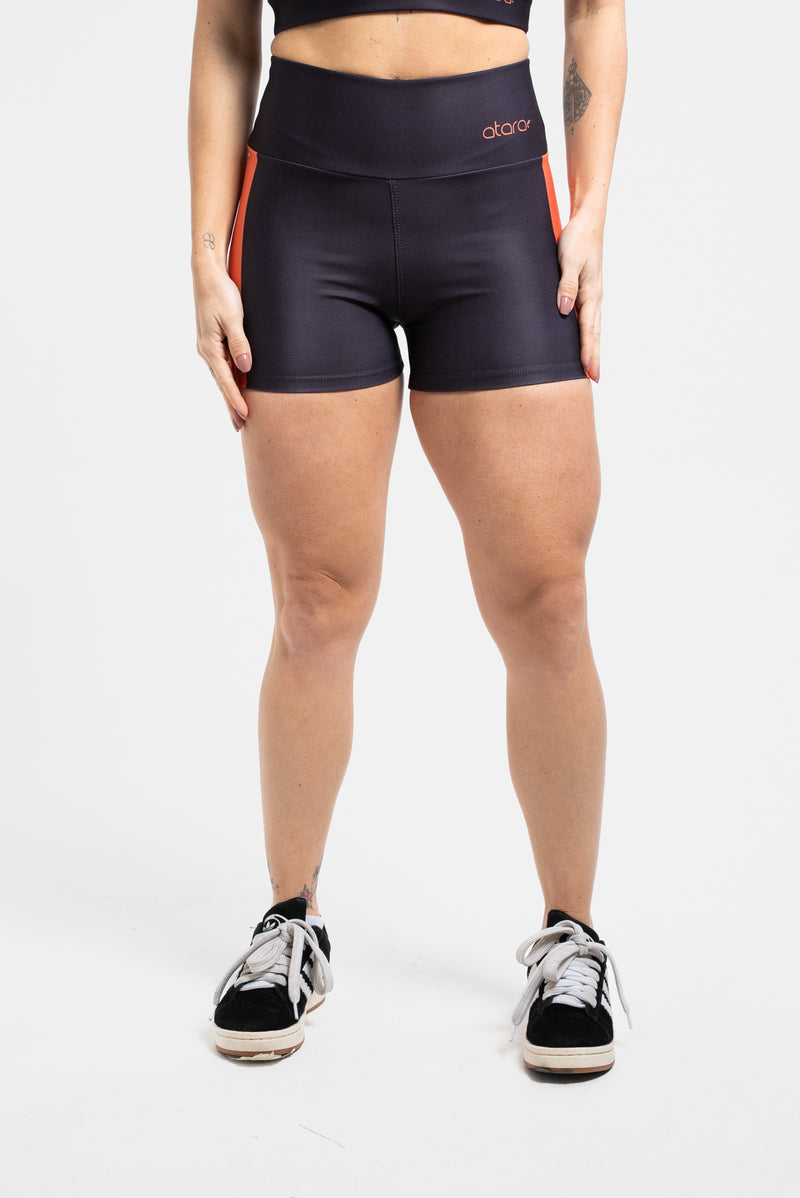 Shorts Orange Side - atarafitness