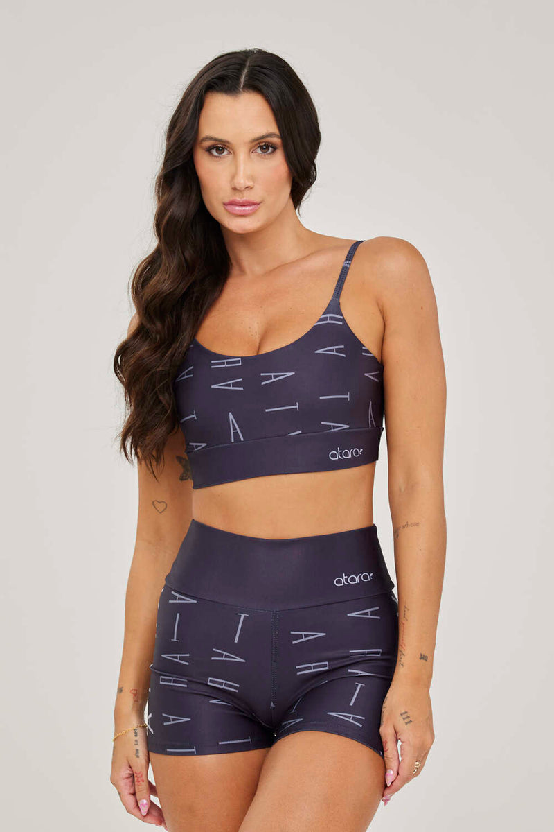 Top Alcinha Atara Preta - atarafitness