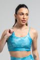 Top Alcinha Camuflado Mescla Azul
