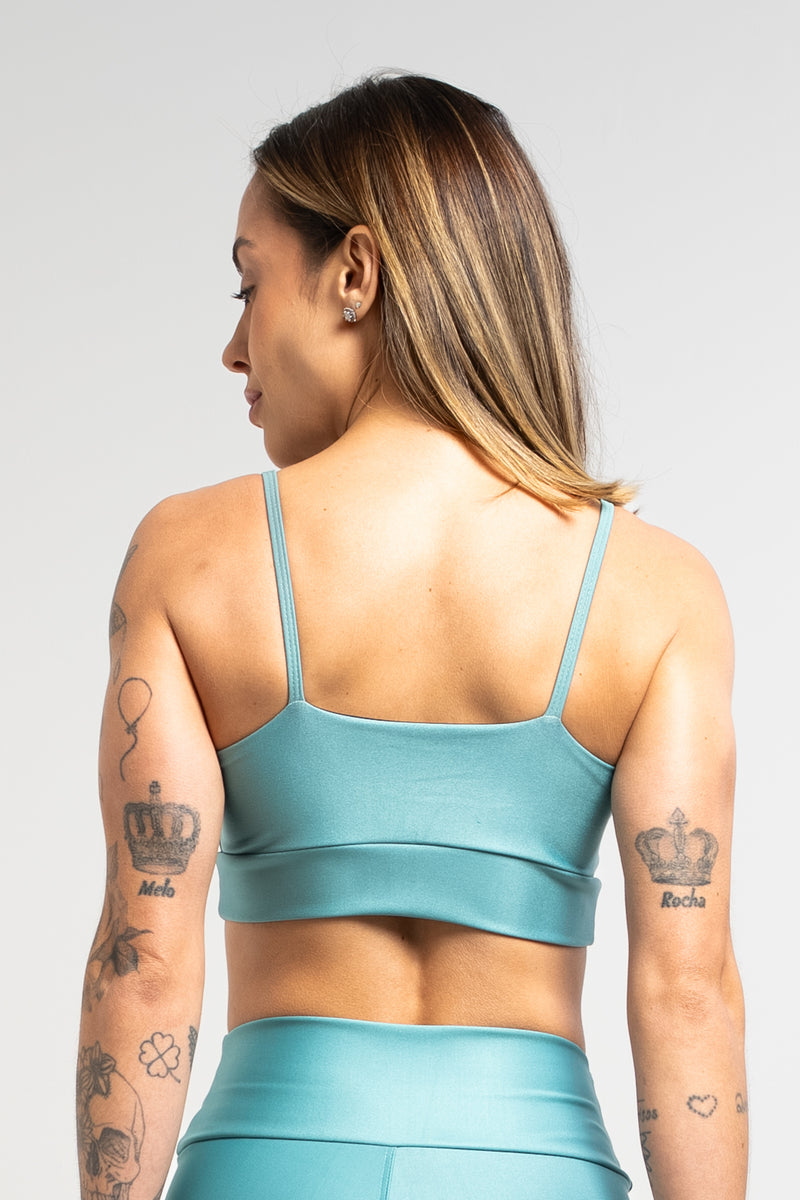 Top Alcinha Divina Degradê Verde - atarafitness