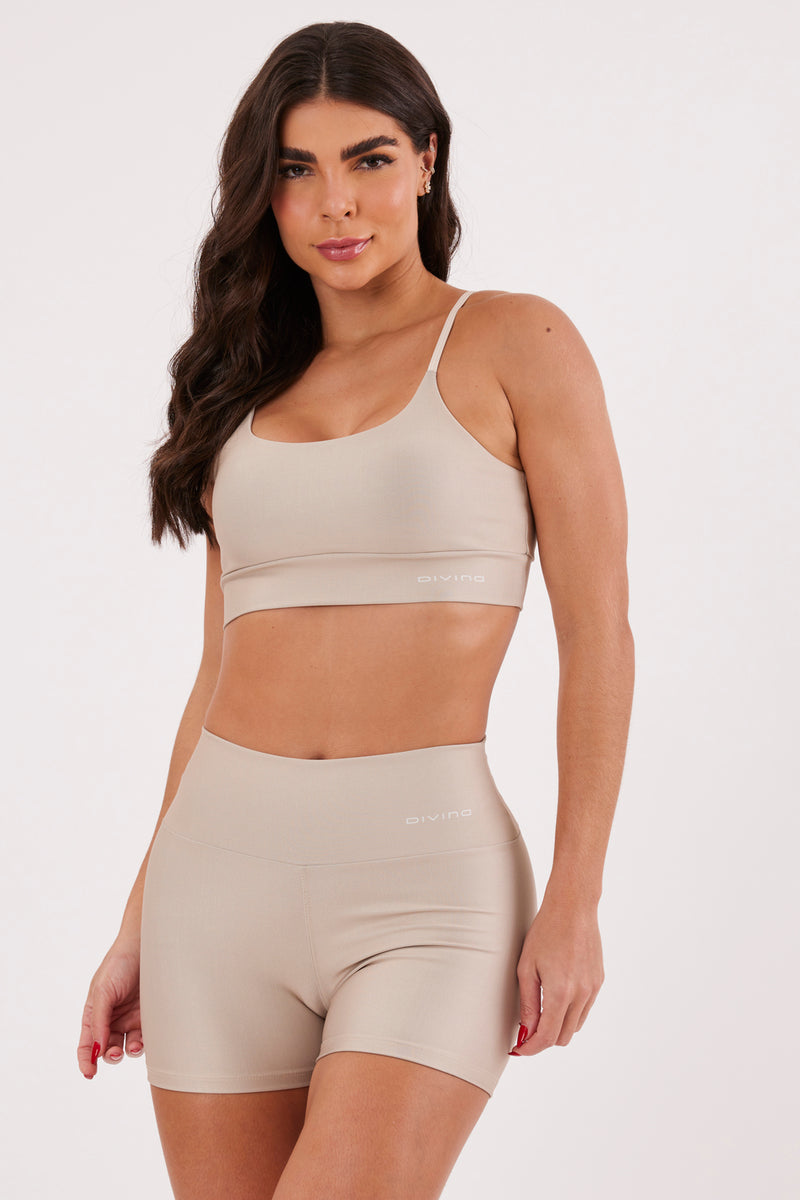 Top Alcinha Liso Areia - atarafitness