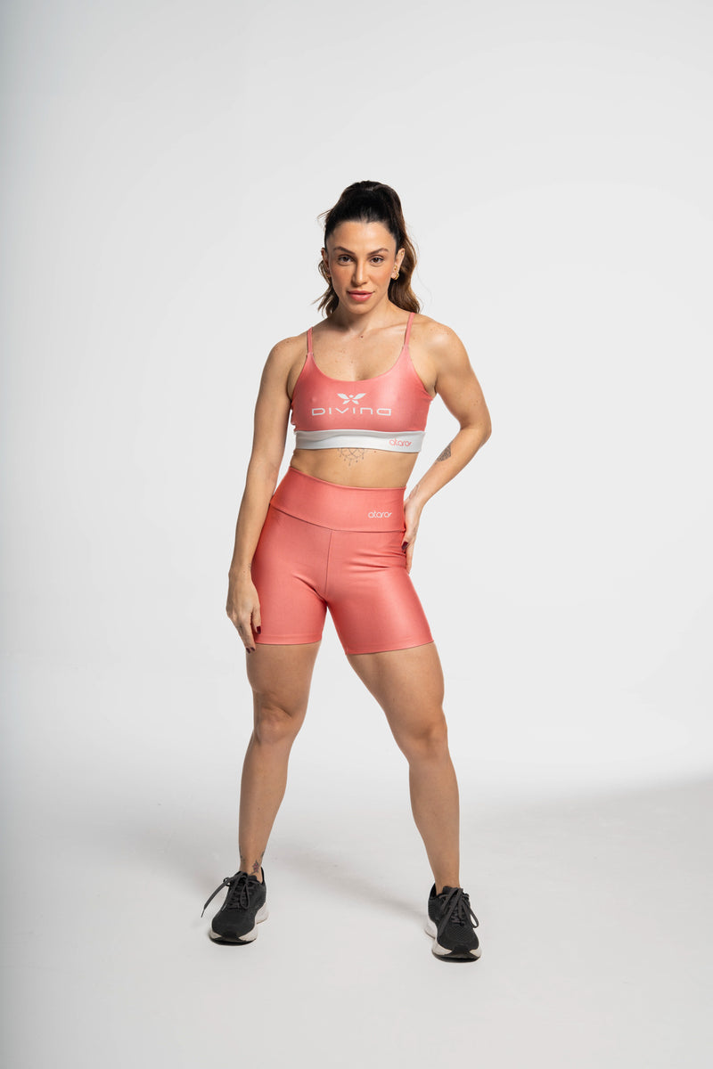 Top Alcinha Losango Laranja - atarafitness