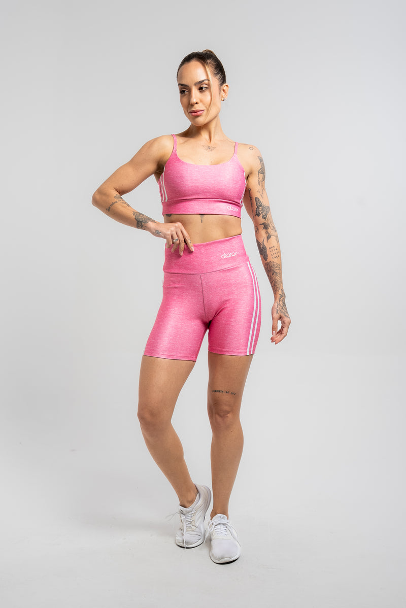 Top Alcinha Texture Pink - atarafitness