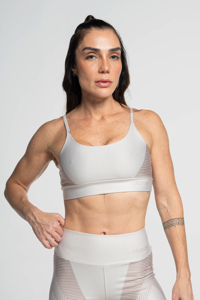Top Alcinha Tower Dourada - atarafitness