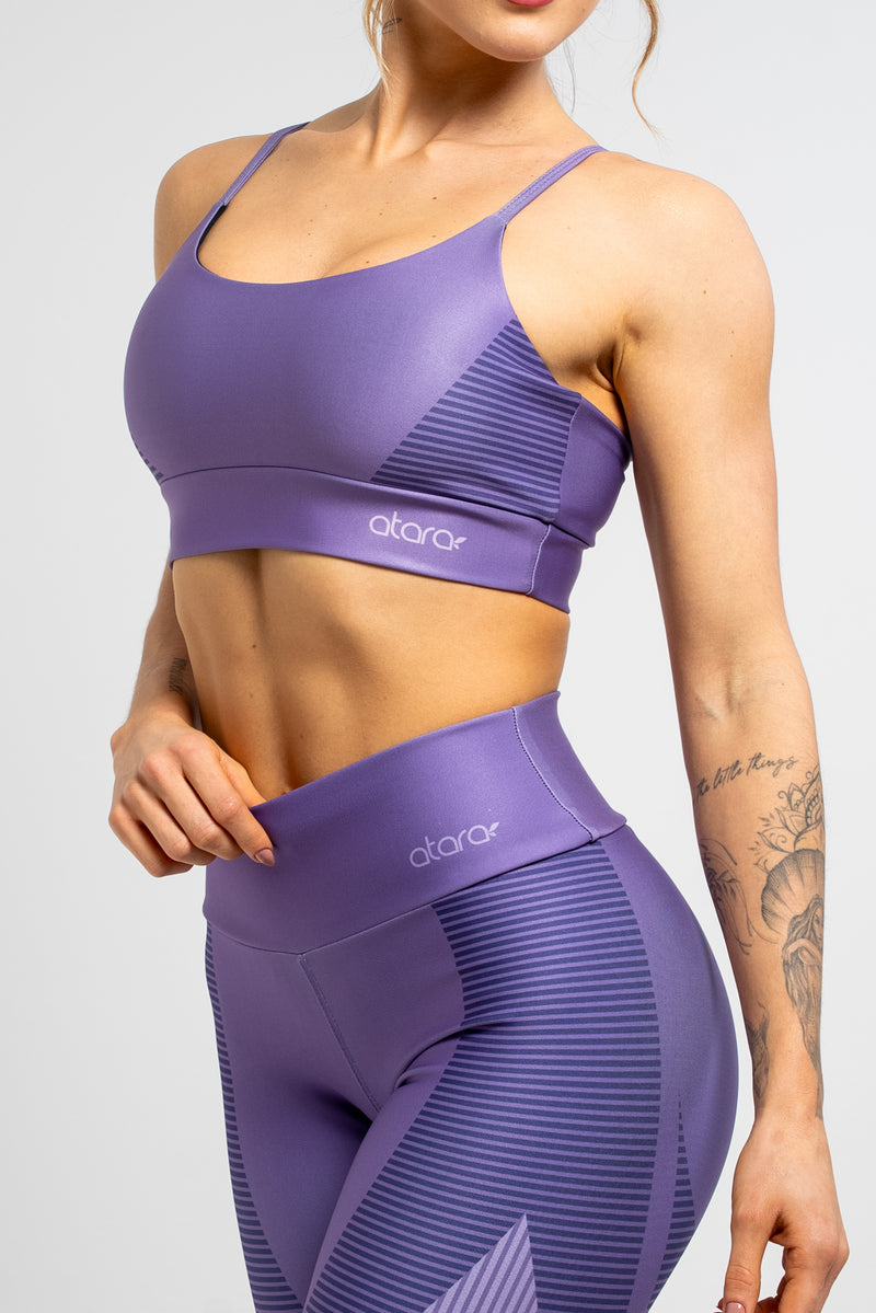 Top Alcinha Tower Lilac - atarafitness
