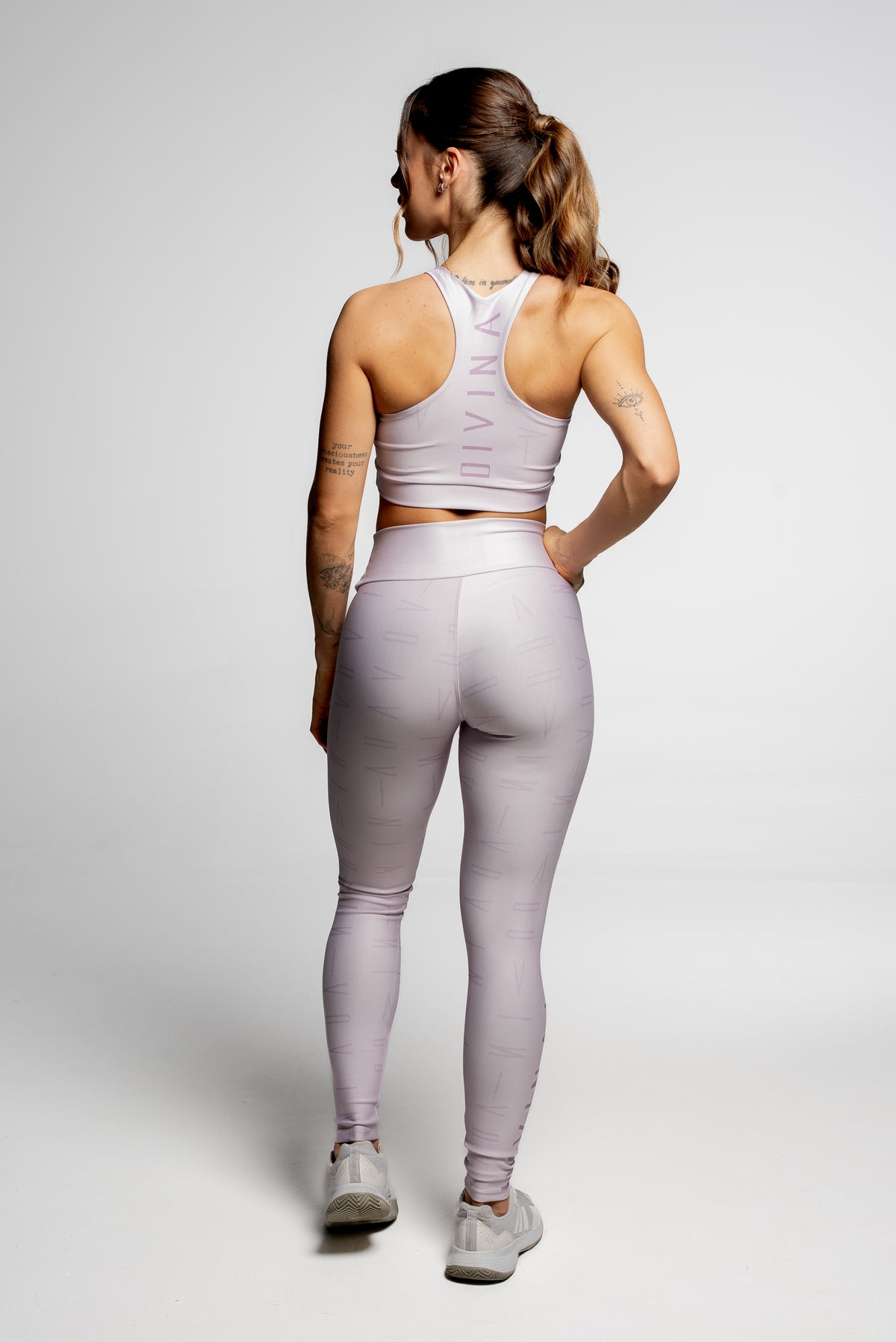 Top Estampa Divina Lilás - atarafitness