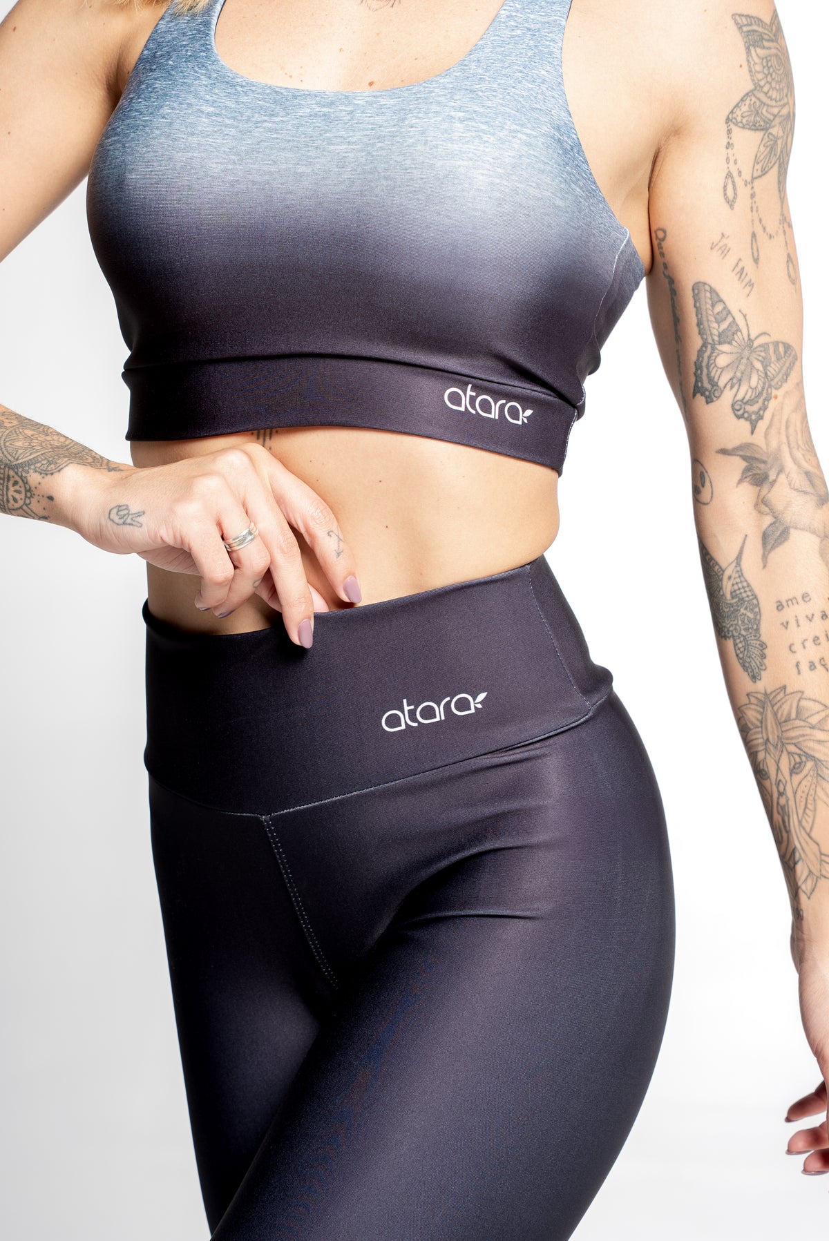 Top Estampa Immersion Cinza - atarafitness