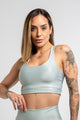 Top Nadador Estampa Lisa Verde Oliva