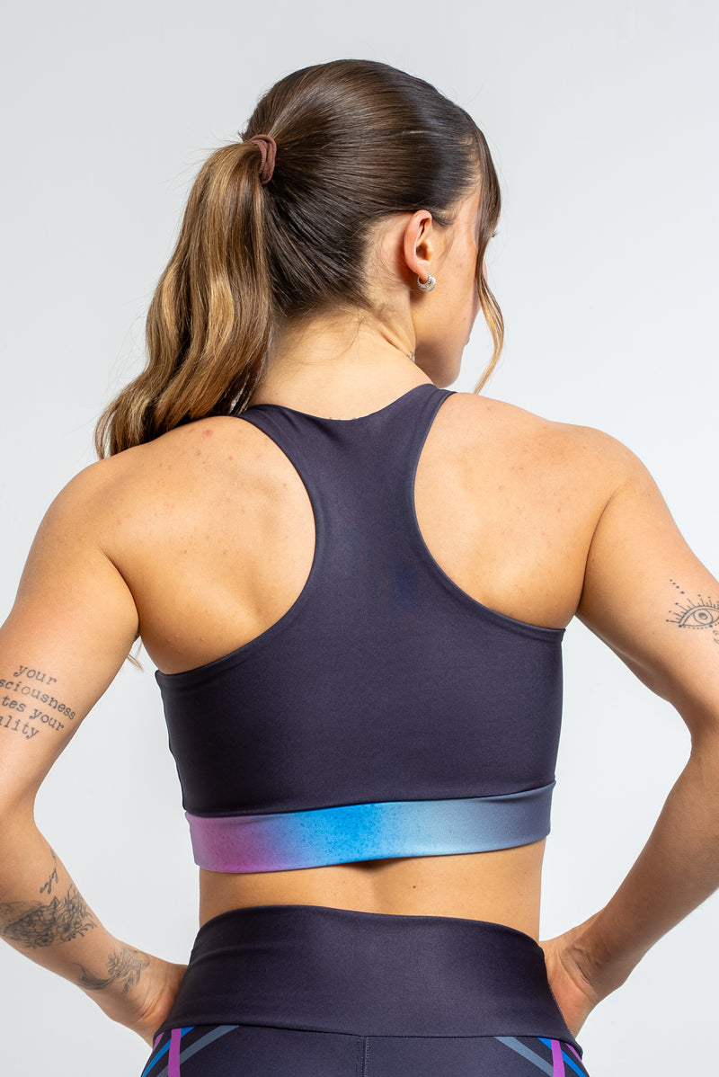 Top Estampa Localizada Aurora Boreal - atarafitness