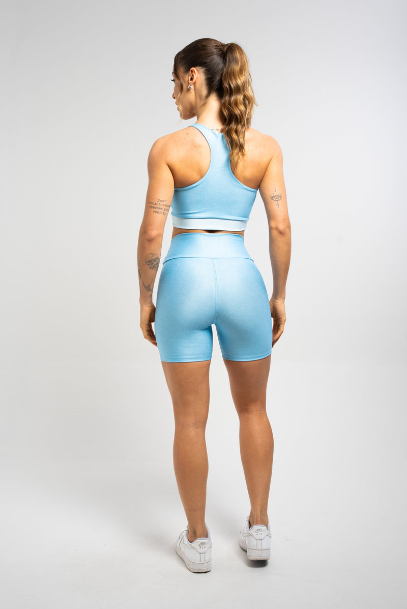 Top Estampa Mescla Azul - atarafitness