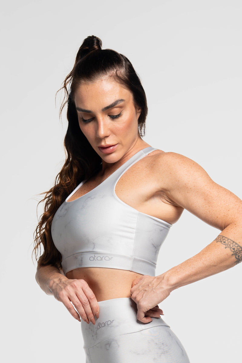 Top Mármore Cinza - atarafitness