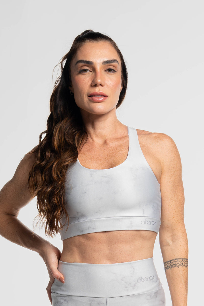 Top Mármore Cinza - atarafitness