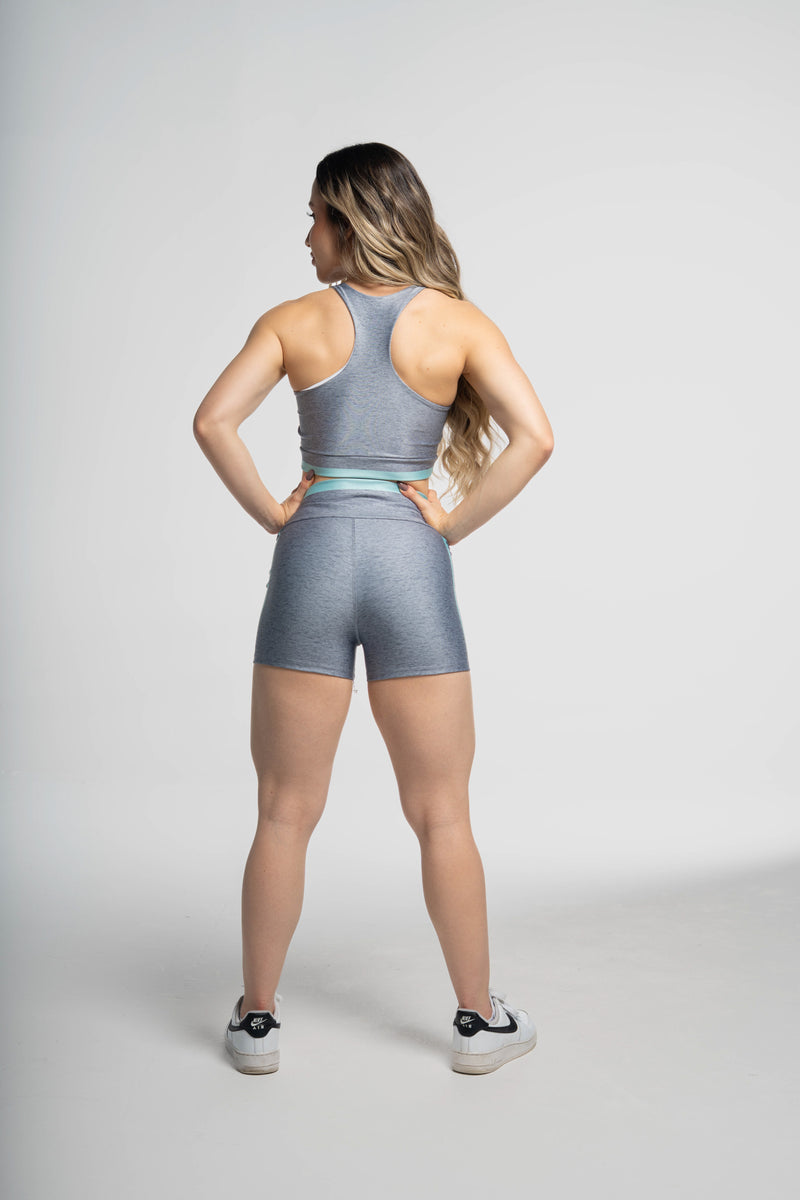 Top Melange Green - atarafitness