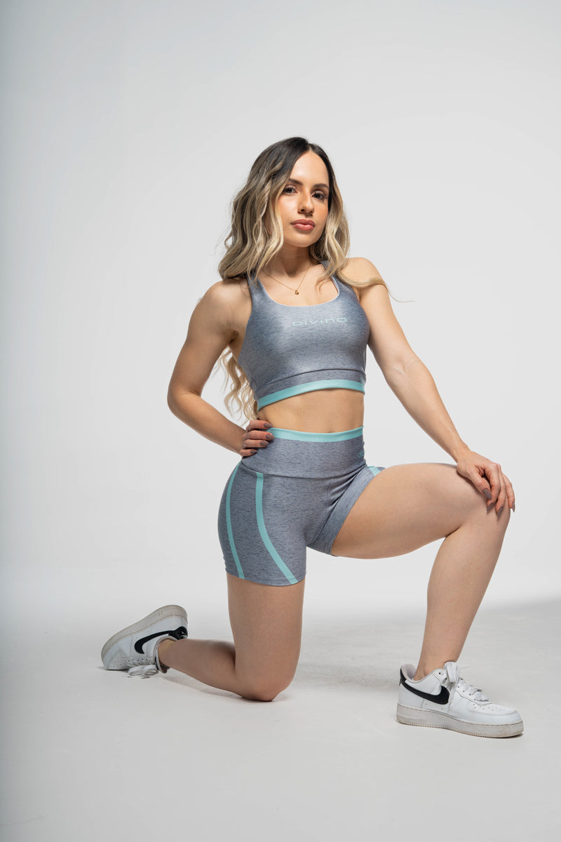 Top Melange Green - atarafitness