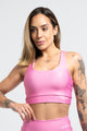 Top Nadador Básico Liso Rosa