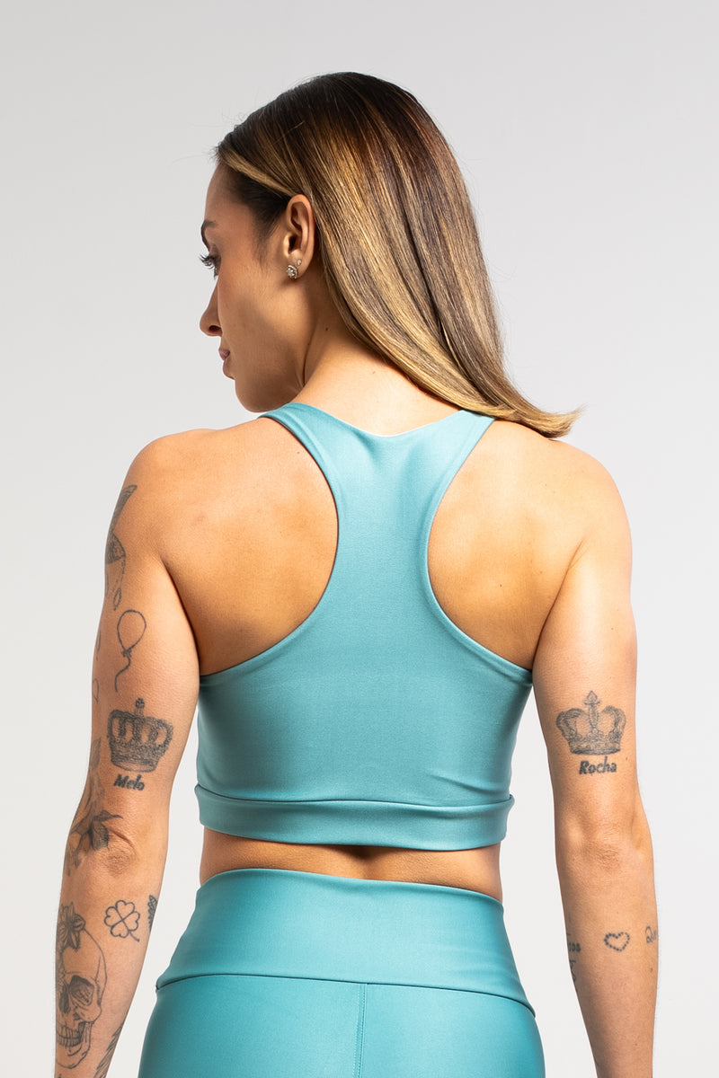 Top Nadador Divina Degradê Verde - atarafitness