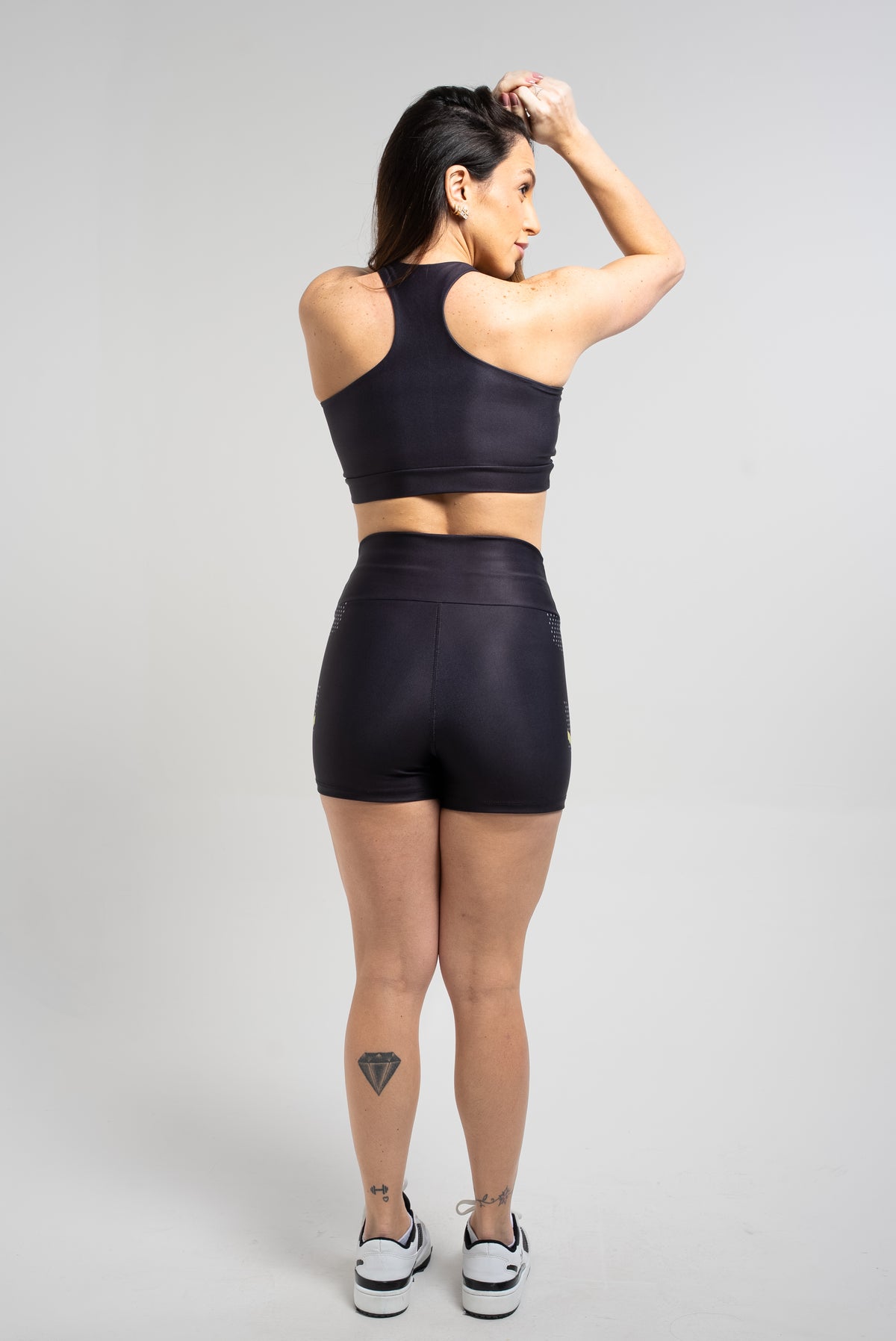 Top Nadador Faixa Mesh Amarela - atarafitness