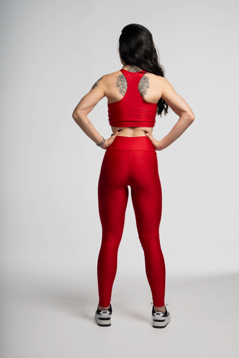 Top Nadador Liso Vermelho - atarafitness