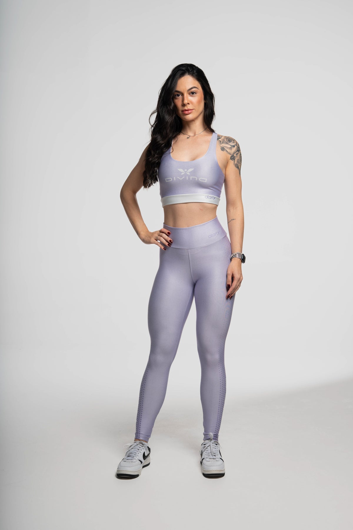 Top Nadador Losango Lilás - atarafitness