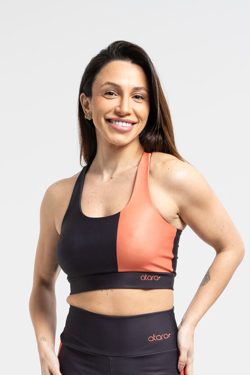 Top Nadador Orange Side - atarafitness