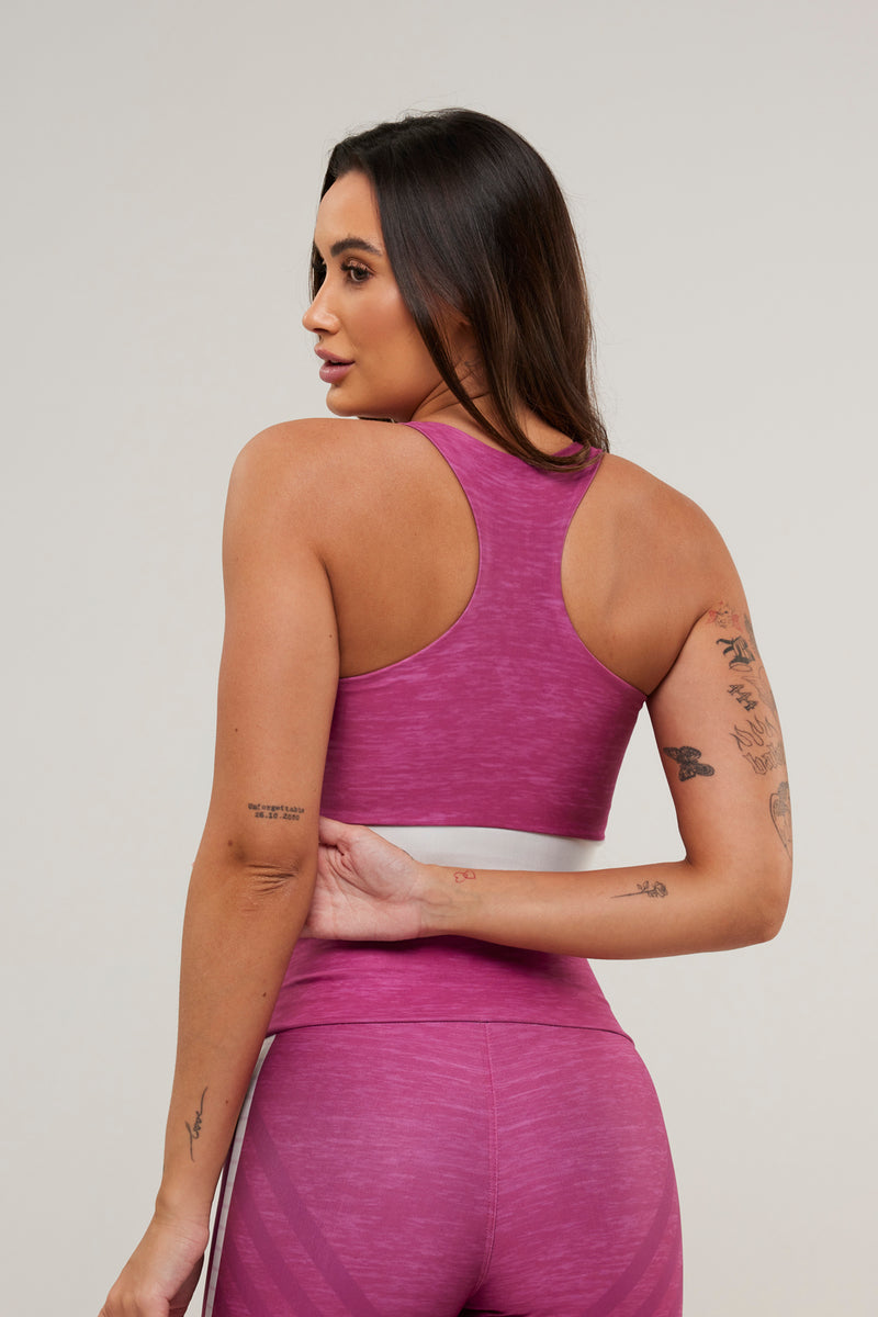 Top Nadador Pink Fishbone - atarafitness