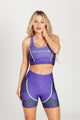 Top Nadador Rajado Roxo